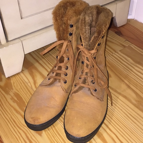 Tod's Boot Suede Vibram Lace-Up Brown